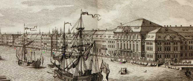 Sankt Petersburg um 1750