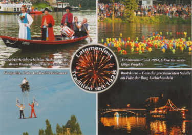 Postkarte Laternenfest (Fotos wahrscheinlich von 2012)