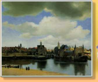 "Ansicht von Delft" Johannes Vermeer