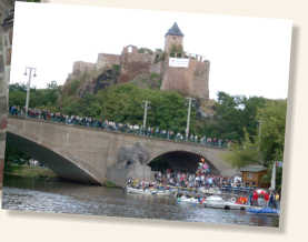 Burg Giebichenstein beim Laternenfest