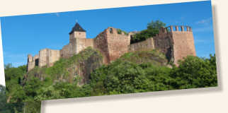 Burg Giebichenstein hoch oben