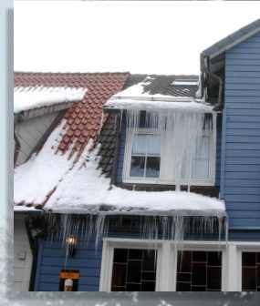 gefhrliche Eiszapfen in St. Andreasberg